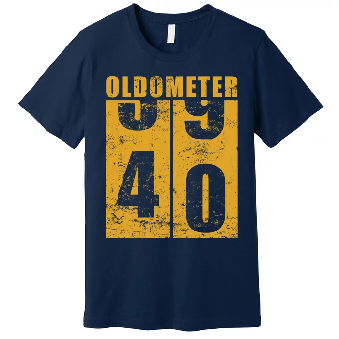 Retro Vintage Oldometer 40 Years Old Premium T-Shirt