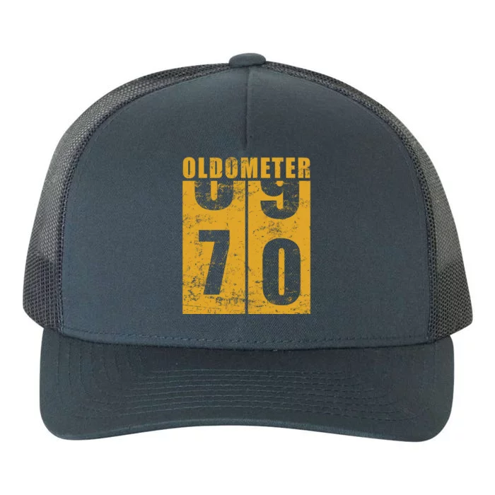 Retro Vintage Oldometer 70 Years Old Yupoong Adult 5-Panel Trucker Hat