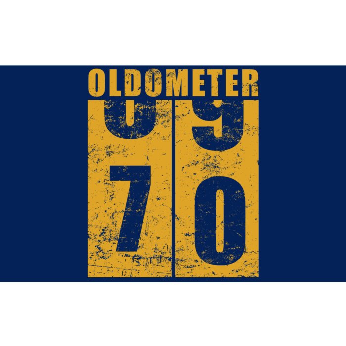 Retro Vintage Oldometer 70 Years Old Bumper Sticker