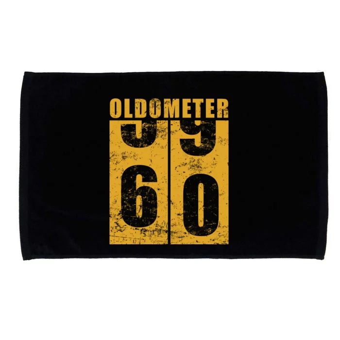 Retro Vintage Oldometer 60 Years Old Microfiber Hand Towel