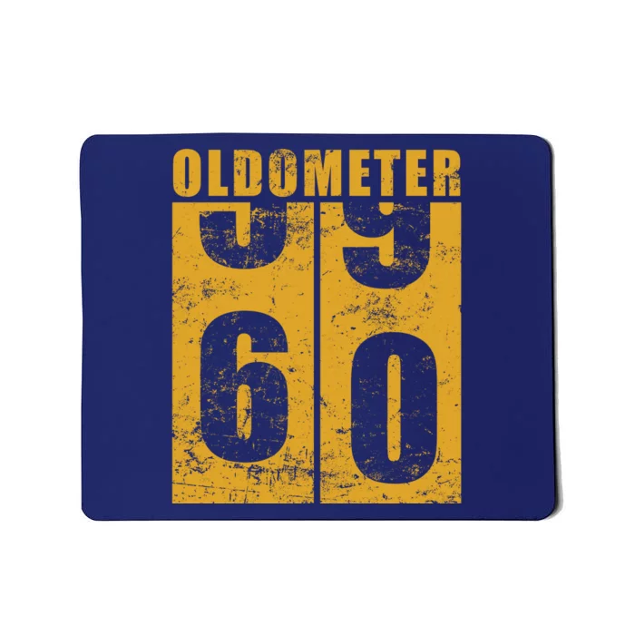 Retro Vintage Oldometer 60 Years Old Mousepad