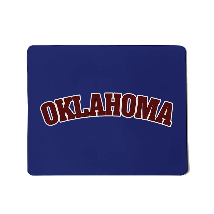 Retro Vintage Oklahoma Souvenir Gift Of Oklahoma Mousepad