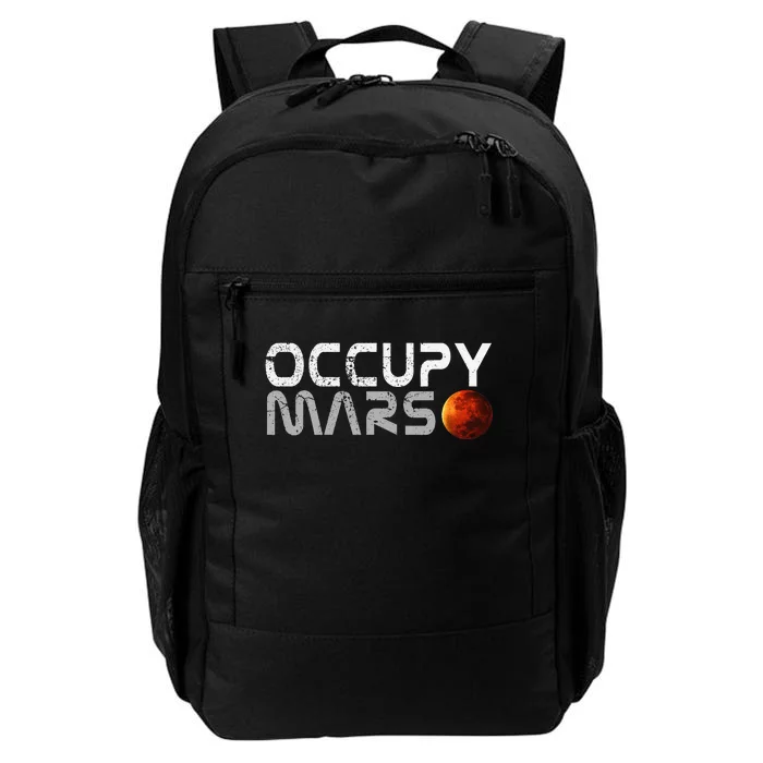 Retro Vintage Occupy Mars Space Explorer Daily Commute Backpack