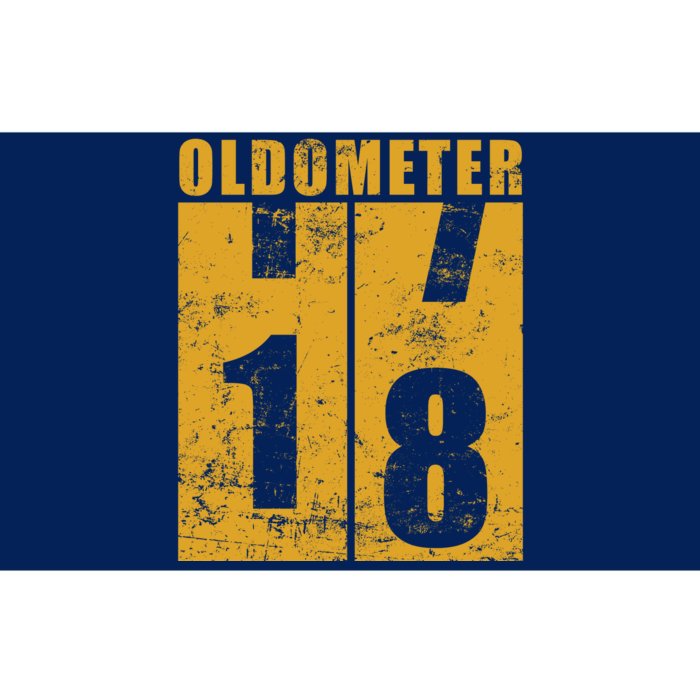 Retro Vintage Oldometer 18 Years Old Bumper Sticker