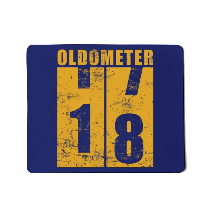 Retro Vintage Oldometer 18 Years Old Mousepad