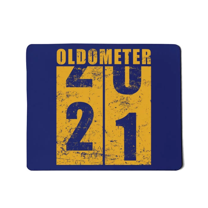 Retro Vintage Oldometer 21 Years Old Mousepad