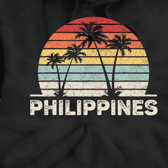 Retro Vintage Philippines Tie Dye Hoodie