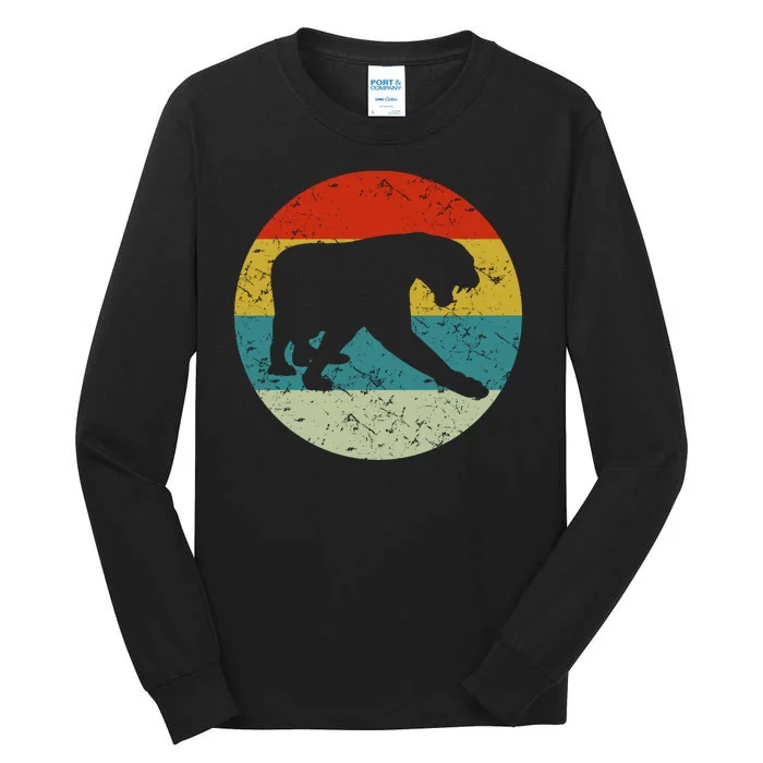 Retro Vintage Panther Tall Long Sleeve T-Shirt