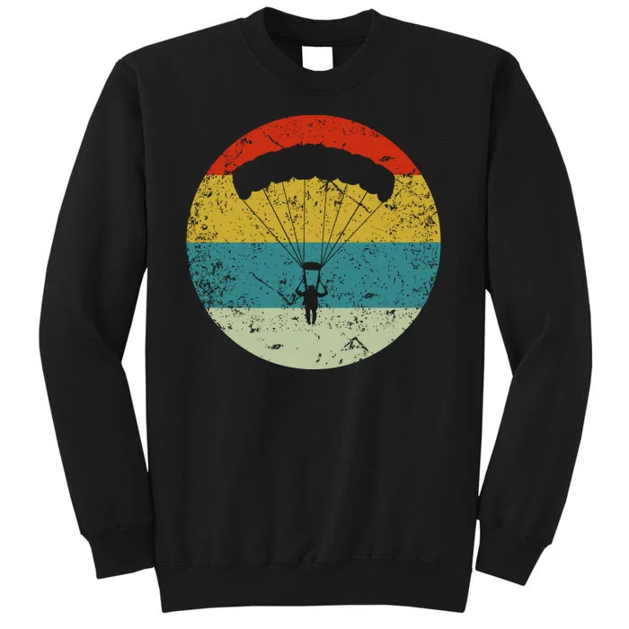 Retro Vintage Parachuting Tall Sweatshirt