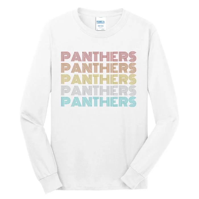 Retro Vintage P.A.N.T.H.E.R.S Tall Long Sleeve T-Shirt