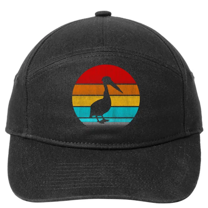 Retro Vintage Pelican 7-Panel Snapback Hat