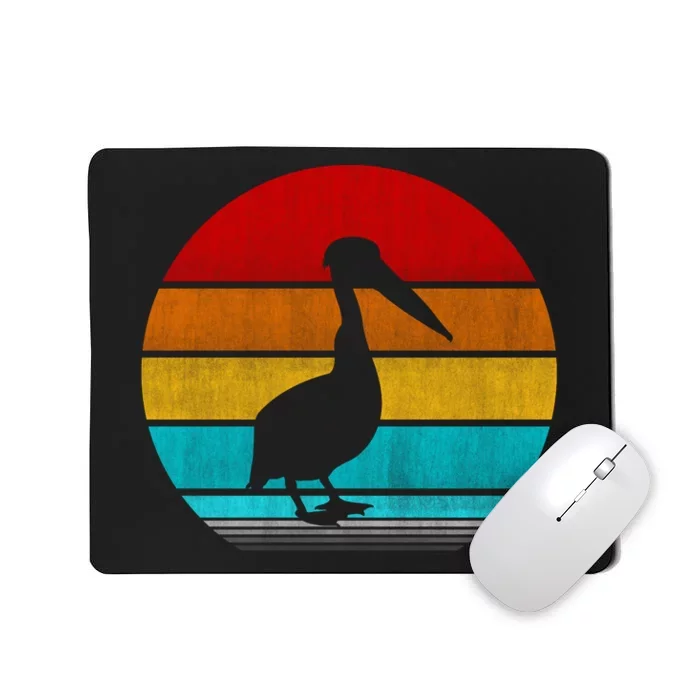 Retro Vintage Pelican Mousepad