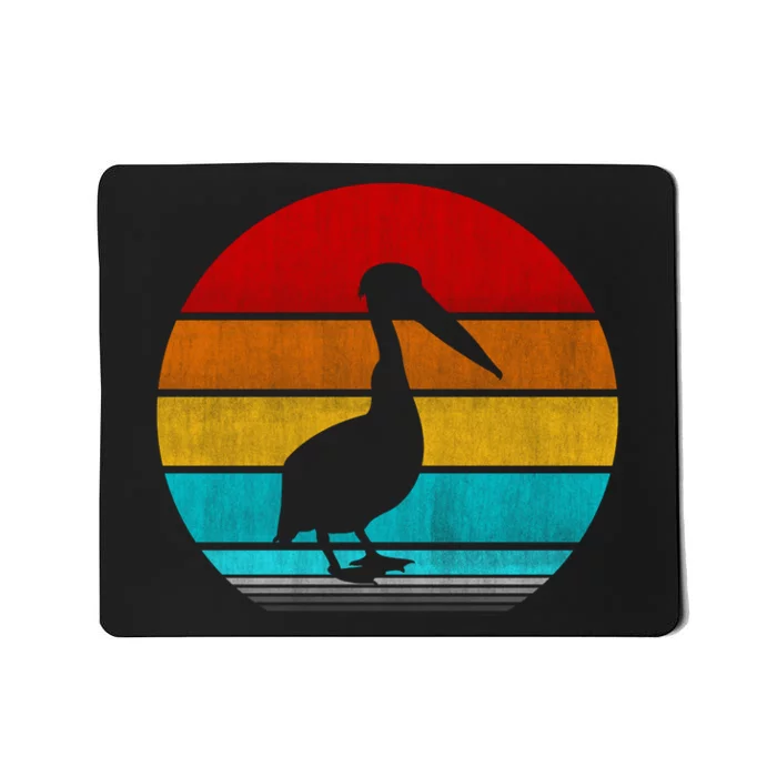 Retro Vintage Pelican Mousepad