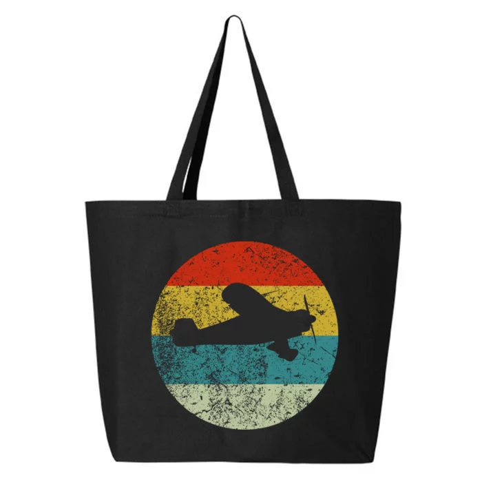 Retro Vintage Plane 25L Jumbo Tote