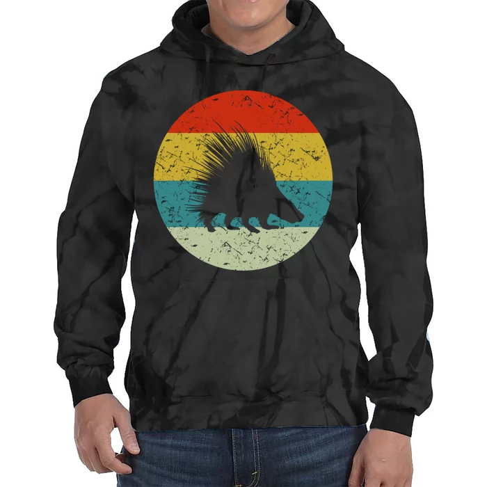 Retro Vintage Porcupine Tie Dye Hoodie