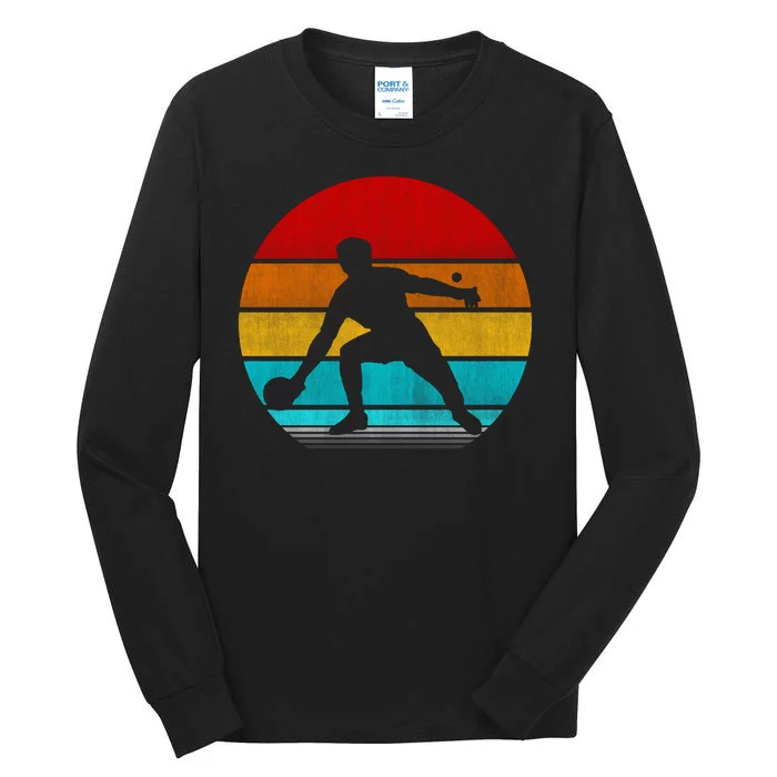 Retro Vintage Ping Pong Tall Long Sleeve T-Shirt