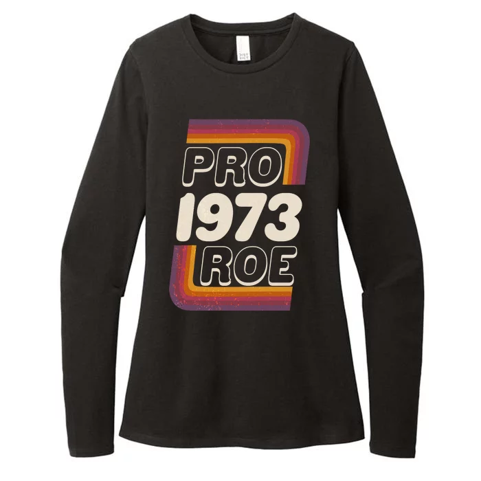 Retro VIntage Pro Roe 1973 Womens CVC Long Sleeve Shirt