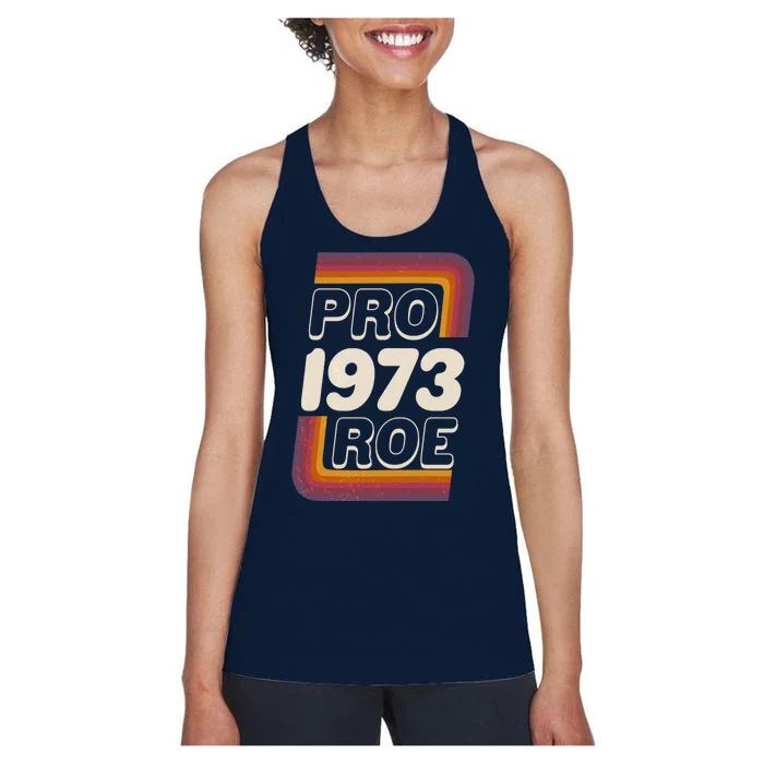 Retro VIntage Pro Roe 1973 Women's Racerback Tank