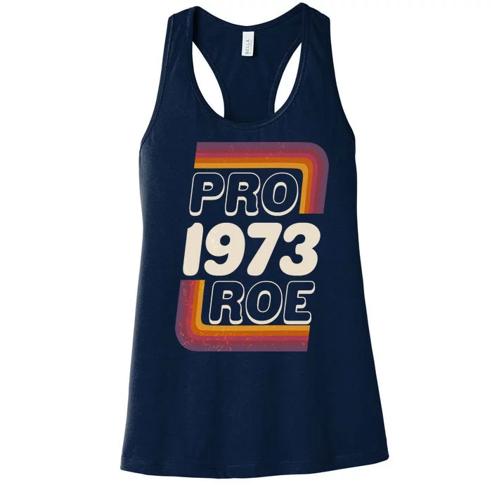 Retro VIntage Pro Roe 1973 Women's Racerback Tank