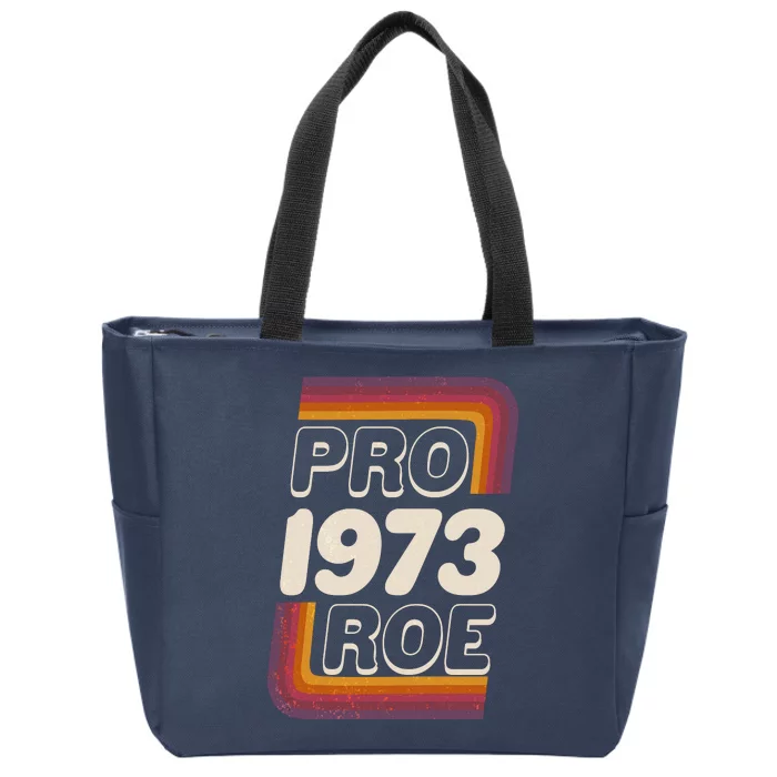 Retro VIntage Pro Roe 1973 Zip Tote Bag