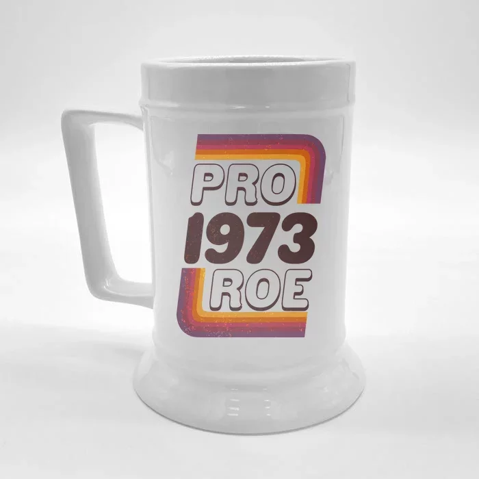 Retro VIntage Pro Roe 1973 Front & Back Beer Stein