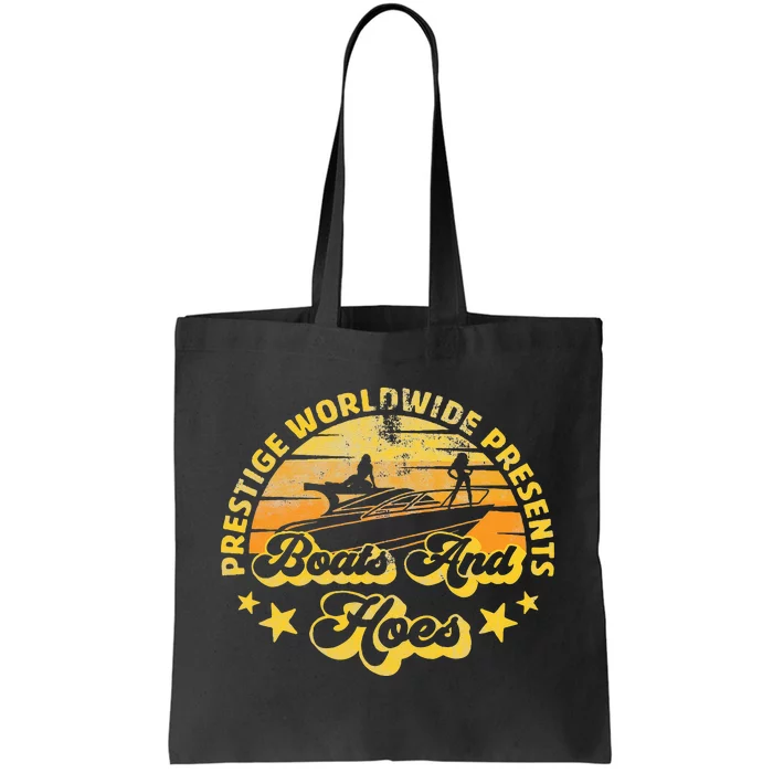 Retro Vintage Prestige Worldwide Boats And Hoes Tote Bag