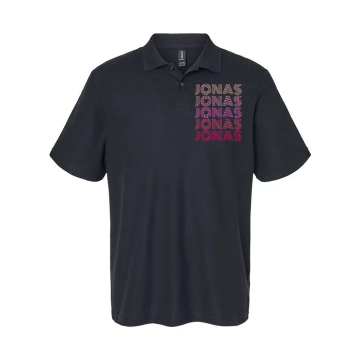 Retro Vintage Pink Jonas Softstyle Adult Sport Polo