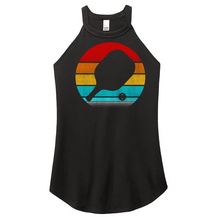 Retro Vintage Pickleball Women’s Perfect Tri Rocker Tank