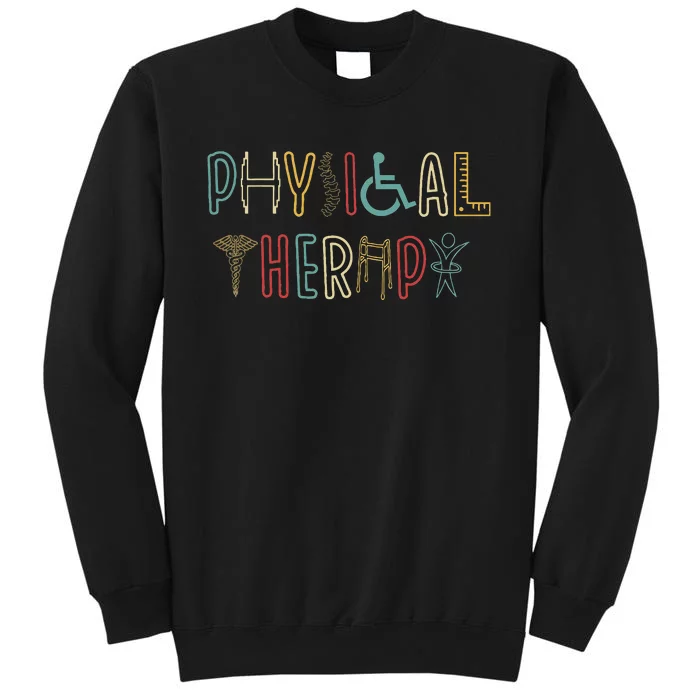 Retro Vintage Physical Therapy Funny Physical Therapist Sweatshirt