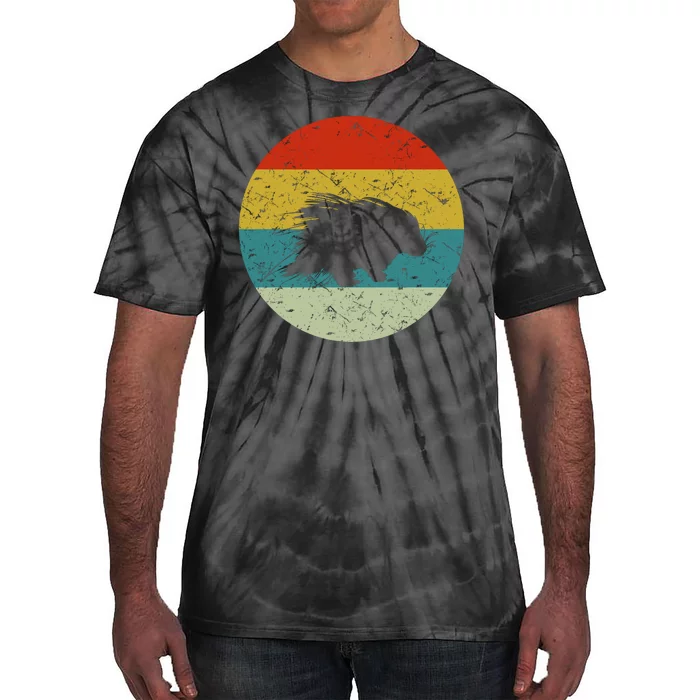 Retro Vintage Porcupine Tie-Dye T-Shirt