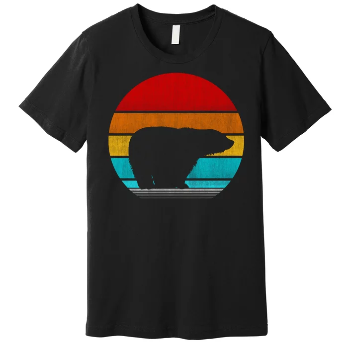 Retro Vintage Polar Bear Premium T-Shirt