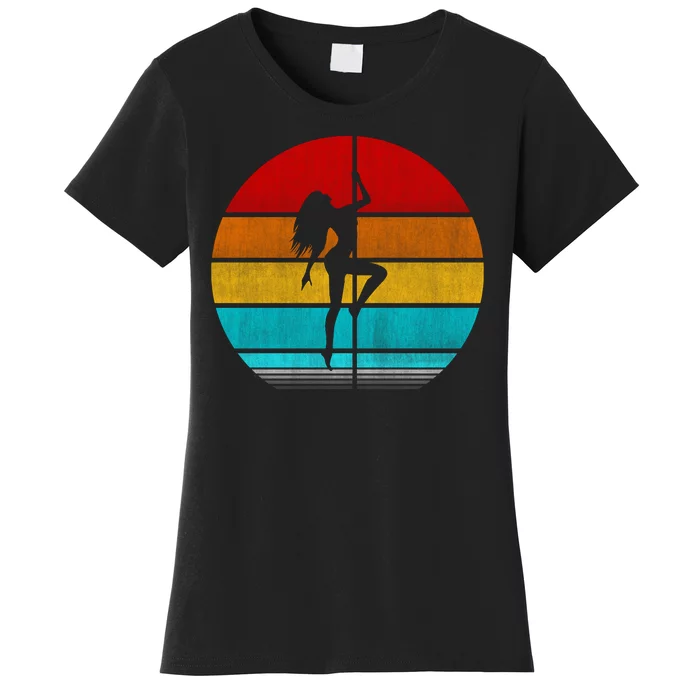 Retro Vintage Pole Dancer Women's T-Shirt