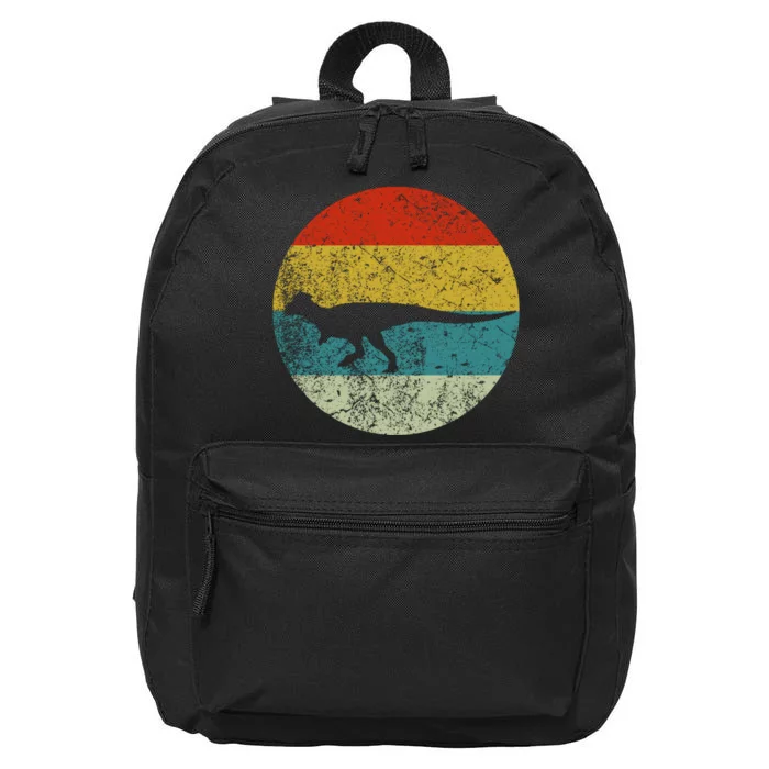 Retro Vintage Pachycephalosaurus 16 in Basic Backpack