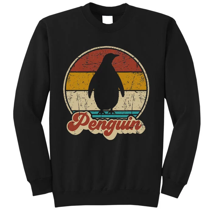 Retro Vintage Penguin Funny Penguin Lover Tall Sweatshirt