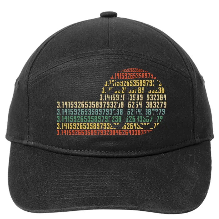 RETRO VINTAGE PI DAY 7-Panel Snapback Hat