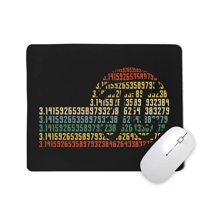 RETRO VINTAGE PI DAY Mousepad