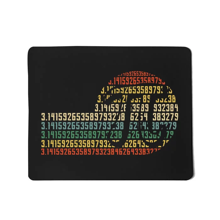 RETRO VINTAGE PI DAY Mousepad