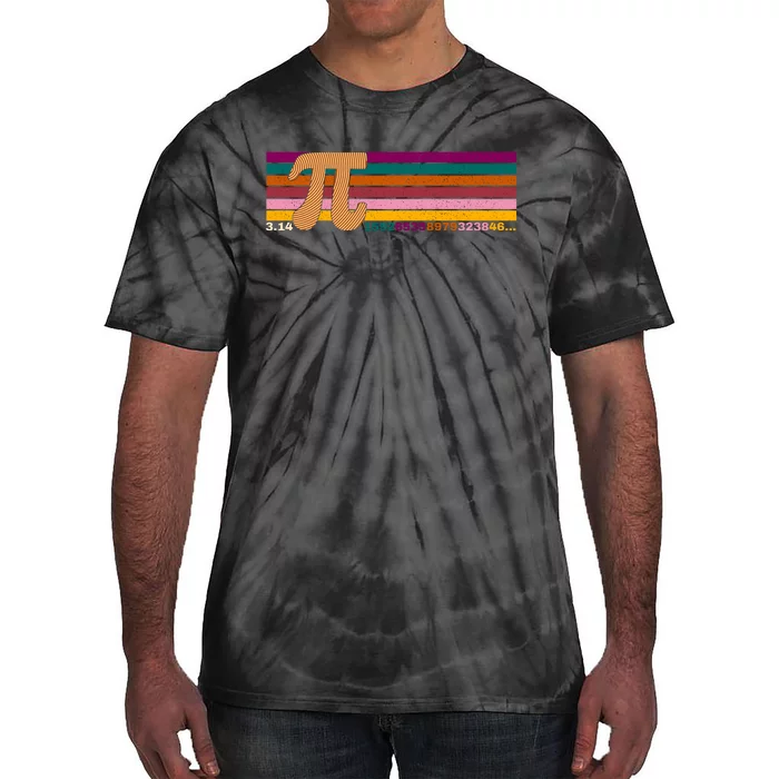 Retro Vintage Pi Day Tie-Dye T-Shirt