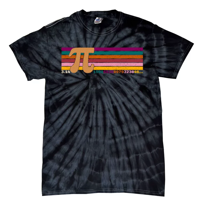 Retro Vintage Pi Day Tie-Dye T-Shirt