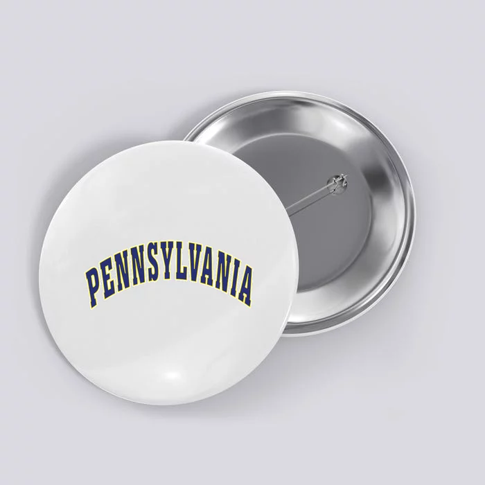 Retro Vintage Pennsylvania State Souvenir Gift Pennsylvania Button