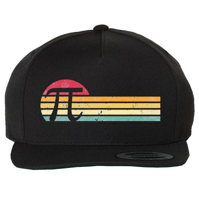 Retro Vintage Pi Day 3.14 Funny Math Nerd Wool Snapback Cap