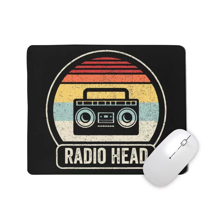 Retro Vintage Radio Head Mousepad