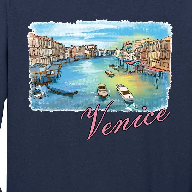 Romantic Venice Tall Long Sleeve T-Shirt