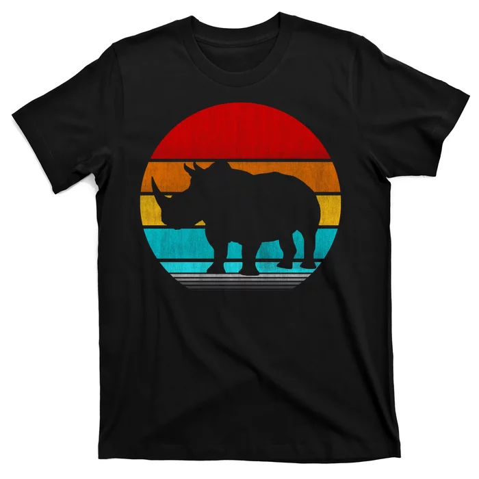 Retro Vintage Rhino T-Shirt