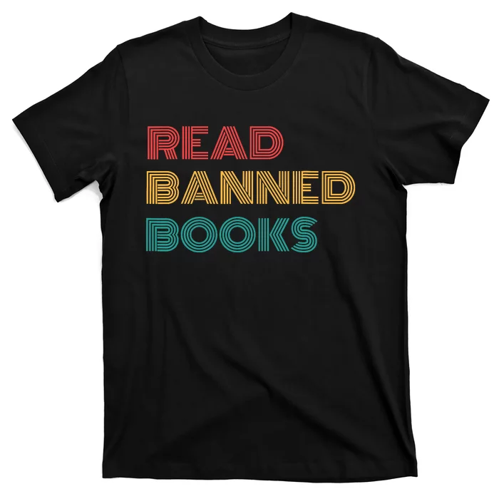 Retro Vintage Read Banned Books T-Shirt