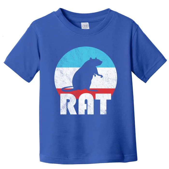 Rat Vintage Retro Silhouette Gift Toddler T-Shirt