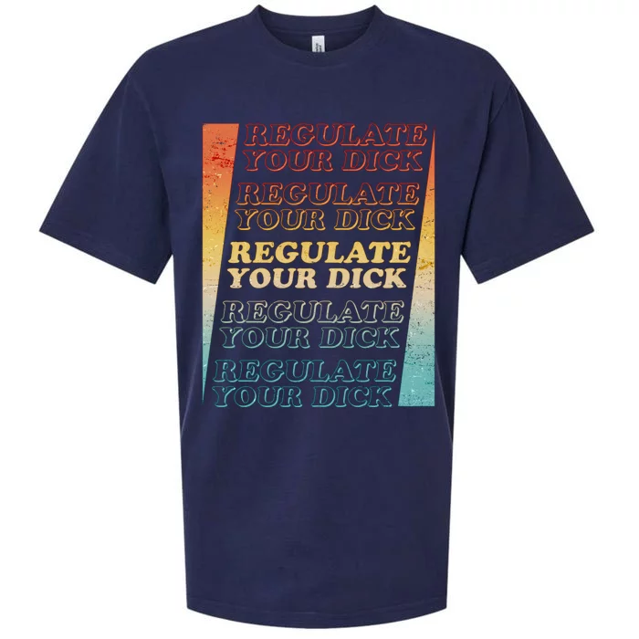 Retro Vintage Regulate Your Dick Pro Roe Sueded Cloud Jersey T-Shirt