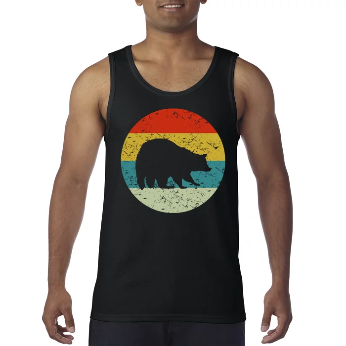 Retro Vintage Raccoon Tank Top