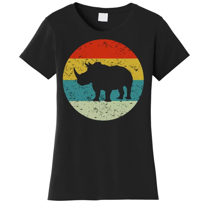 Retro Vintage Rhino Women's T-Shirt