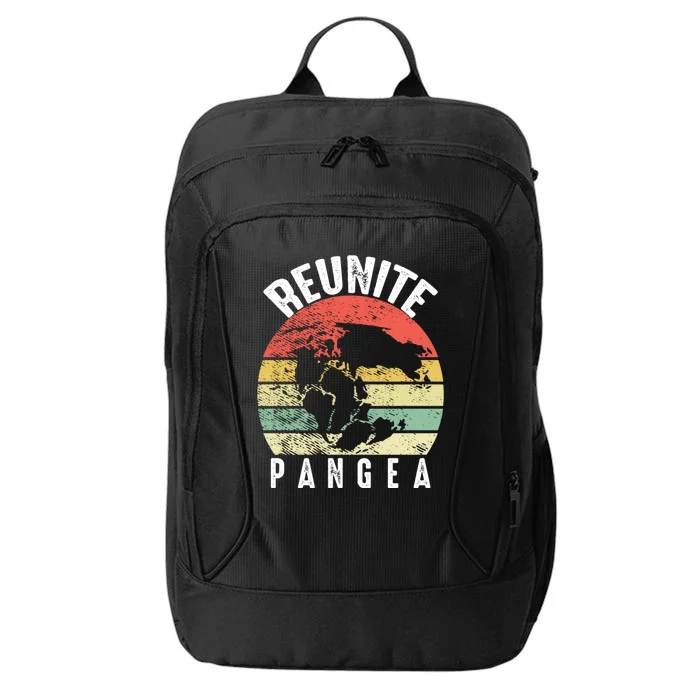 Retro Vintage Reunite Pangea Funny Geologist Giftgeology Gift City Backpack